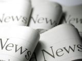 newspapers sets on the table