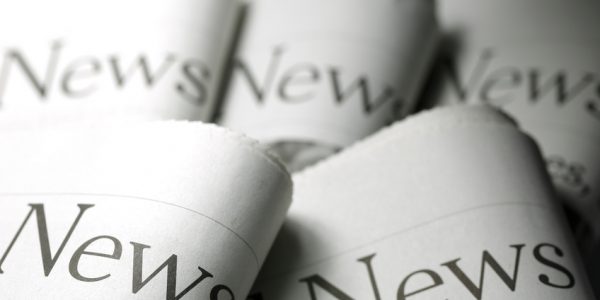 newspapers sets on the table